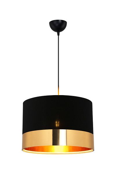 Gloria Montreal Black Gold Single Pendant Lamp