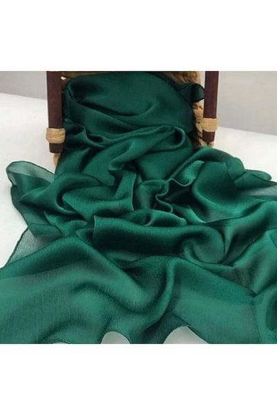 LAVENDEL Green Janjan Chiffon Shawl