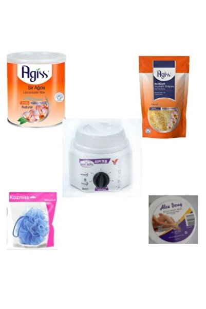 Genel Markalar 5 Parça Agis Ağda Seti ile pürüzsüz ve bakımlı cilt keyfi