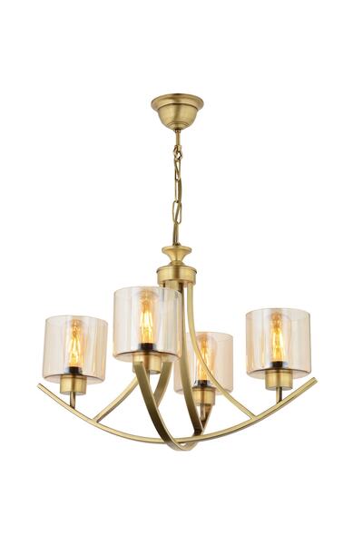 LampaLuce Culla Klasik Tasarım Modern Dekortaif Avize 4'lü Sarı