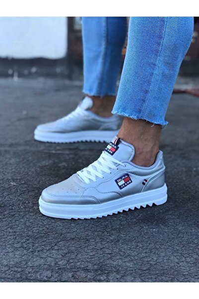 Peaces Store Wagoon Wg206 Silver Men's Casual Shoes