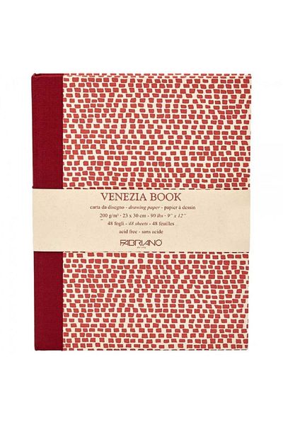 Fabriano Carte Venezia Natural Grain 200gr Caiet de desen 48 coli 23x30cm