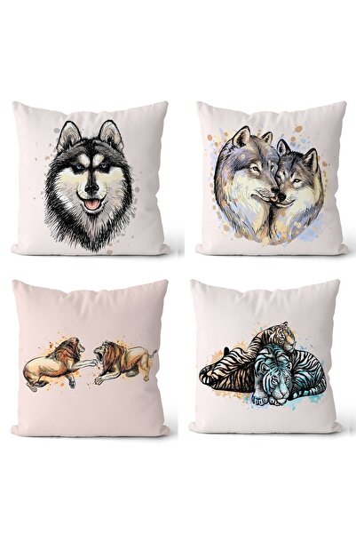 EVPANYA Таблиця малюнків 7 візерунків, двосторонній друк, 4 подушки