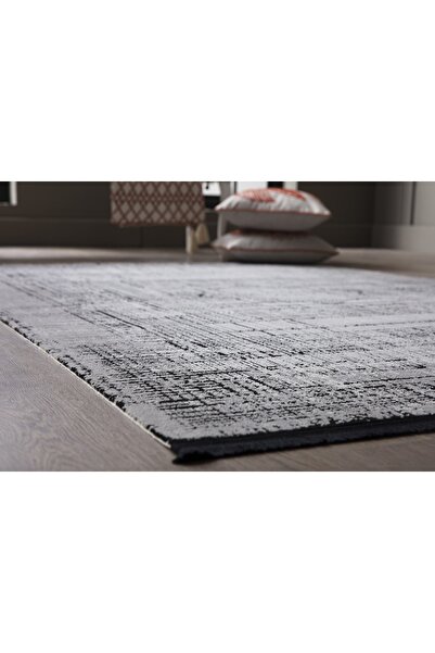 GÜMÜŞSUYU Tierra 12894 Polyester Gri Modern Salon Halısı