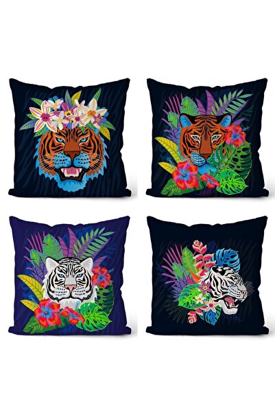 EVPANYA Botanički crteži životinja Sa deznom dvostrani Štampano 4-dijelni Nav...