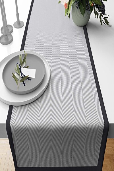 Viva Home 40x140cm Tay Tüyü Dokuma Premium Leke Tutmaz Kumaş Runner Masa Örtü...
