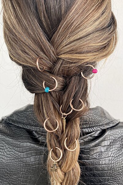 NEED'U 8 bucăți de cercei cu păr în formă de trandafir