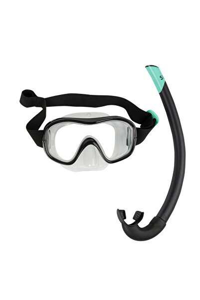 Decathlon Subea Yetişkin Şnorkelle Dalış Seti Siyah - Snk 500