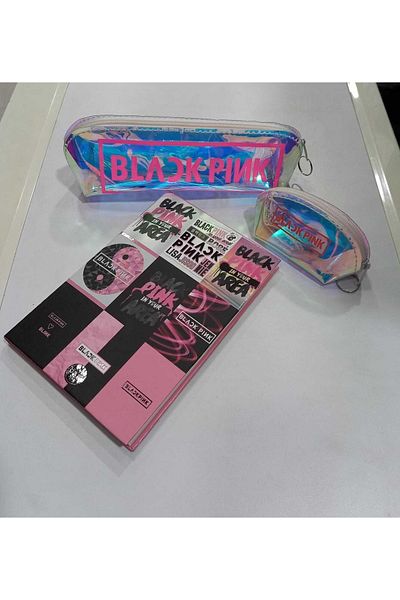 GC GÖKHAN CLUB Blackpink Notebook Pen Holder Coin Purse