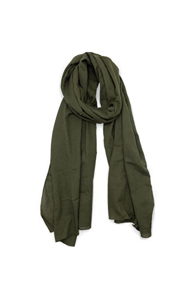 Naz Ipek Бавовняний Mio Jazz Військово-зелений шарф Джазовий шарф 180x70 см
