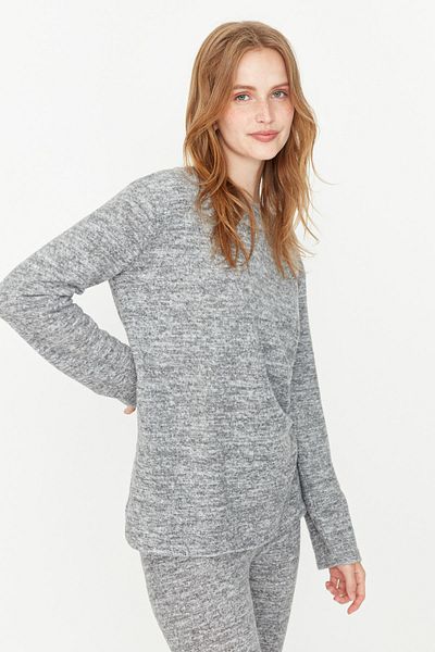 Trendyol Collection Pyjama - Grau - Unifarben