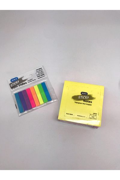 Mas Sticky Note Paper Neon