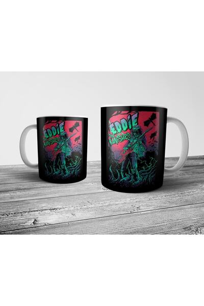 Pixxa Stranger Things Eddie Munson Metallica Kupa Bardak Model 4