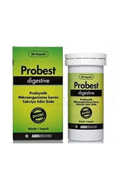 ABDİİBRAHİM Probest Digestive Probiyotik 20 Kapsül Abdi Ibrahim Skt:03/21