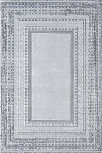 Pierre Cardin Halı Massive Qv09a Gri Mavi Klasik Desen Halı