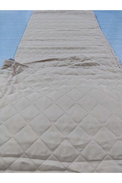 TREND Kapitoneli Bej Rengi Mikro Yatak Örtüsü