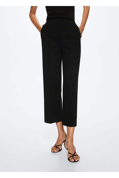 MANGO Woman Pantaloni de damă Culotte din stofă