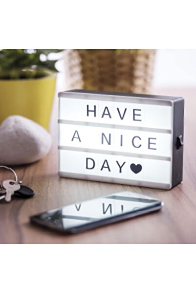 Genel Markalar Petrix A6 Işıklı Harfli Dekoratif Led Pano Lightbox 15x10x3 Cm Pda6 23735