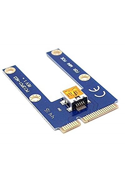 Alfais 4276 Pci-e 1x To 16x Mini Usb 3.0 Riser Yükseltici Uzatma Kartı