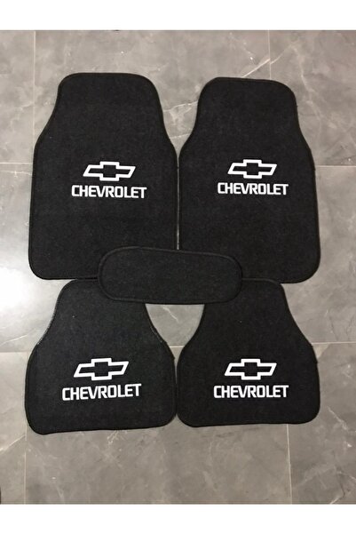 Chevrolet Captiva Logolu 5 Parça Siyah Halıfleks Paspas Seti
