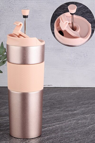 Tohana French Press Termos Kupa Gold 500ml Thn75223