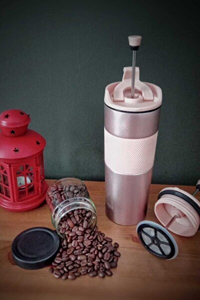 Tohana French Press Termos Kupa Gold 500ml Thn75223