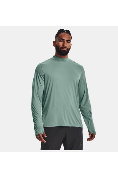 Green under armour long sleeve on sale