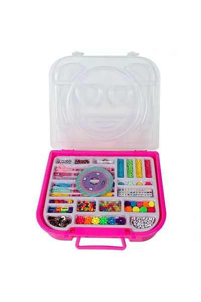 Sunman Beads with Messages and Bag Jewelry Hobby Set