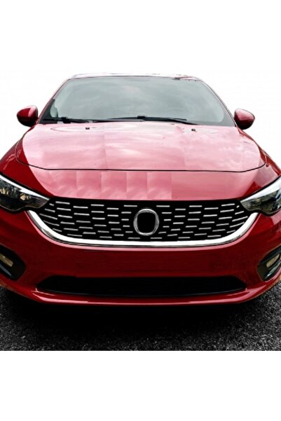 AKTİF OTO KROM Fiat Egea Sedan-Hb Ön Panjur U Çıtası 2015-2016-2017-2018-2019-2020 Uyumlu Krom Paslanmaz Çelik