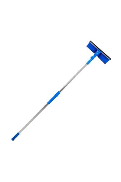 AYLA STAND Teleskopik Camsil Oynar Başlıklı Cam Silme Aparatı Mikrofiber Çekçek