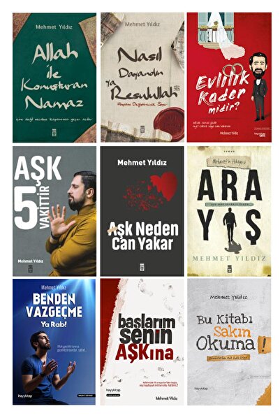 Timaş Yayınları Mehmet Yıldız 9 Kitap Set