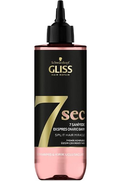 Gliss 7 Sec Split Hair Miracle - Express Repair Liquid Cream for Broken Hair in 7 Seconds 200 ml