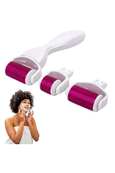 HvT 3 Size Titanium 540 Needle Skin Renewal Care Massage Tool Dermoroller