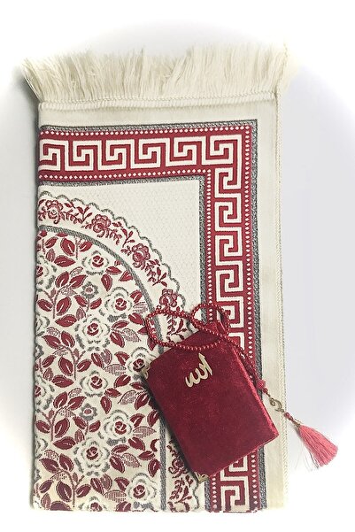 Kardelen Bordo Seccade Set