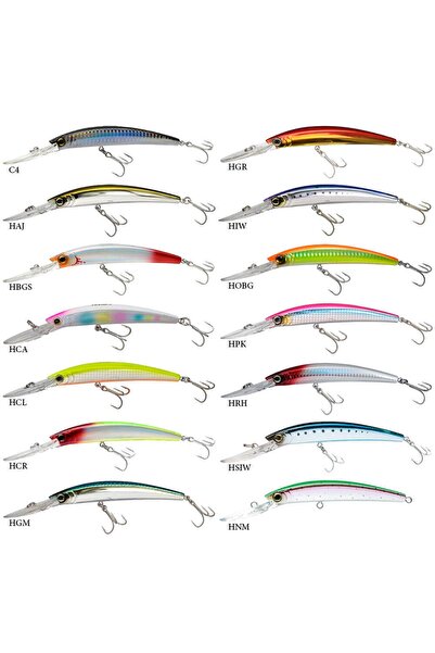 YO-ZURİ Yozuri Crystal Minnow Deep Diver Floating Sahte Balığı