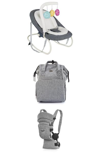 Premium Set of 3 -Infant Carrier-Bag- Smoked Kangaroo