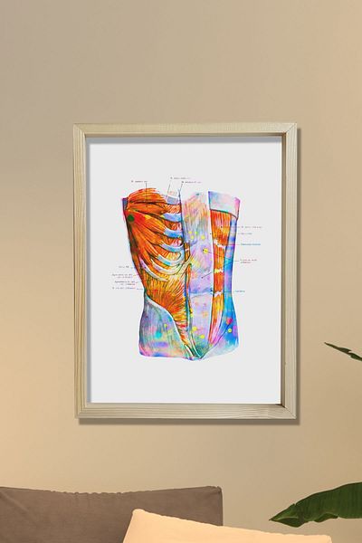 Dekor Loft Ιατρικός Πίνακας Καλλιτεχνικός Πίνακας Τοίχου Δωματίου Γιατρού