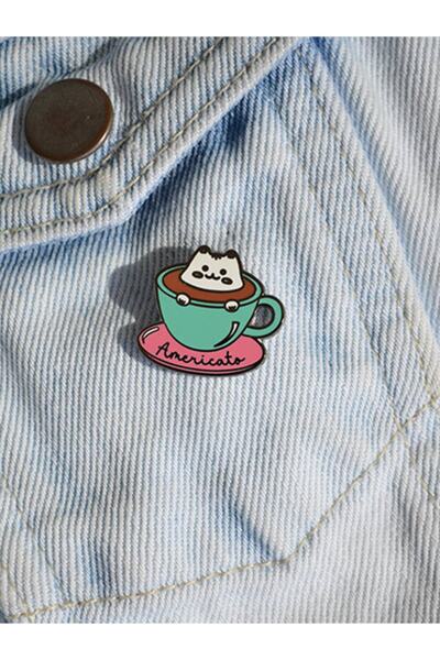 kagito Americato Tasarımlı Broş