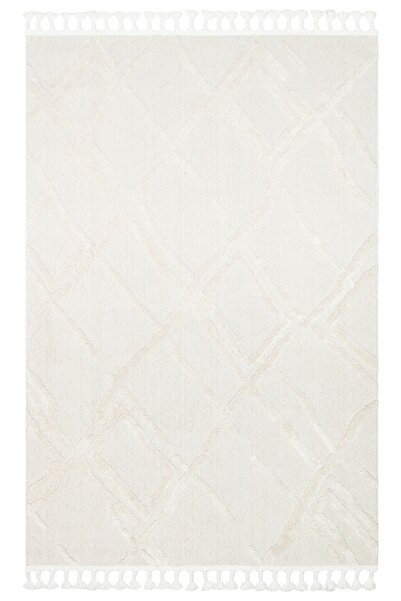 Eko Halı Terazzo Trz 03 Whıte Hav Toz Vermez Yumuşak Dokulu Örgü Desenlere Sahip Modern Halı