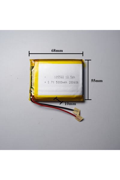 Sertec 105568 3.7v 5000mah Lityum Polimer Pil 1.5a (DRONE İÇİN UYGUN DEĞİLDİR)