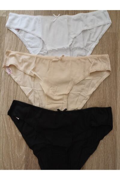 Koza Underwear Üçlü Külot L-xl Beden Karışık Renkli