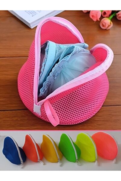 Çokuygunuz 2 Adet Fermuarlı Sütyen Mayo Bikini Iç Çamaşır Yıkama Filesi Sepet