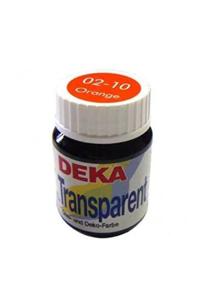Deka Transparent Cam Boyası 25ml Orange No:10
