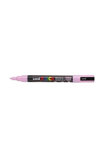 Uni Posca قلم رسم بوسكا Pc-3m مقاس 0.9-1.3 ملم وردي فاتح