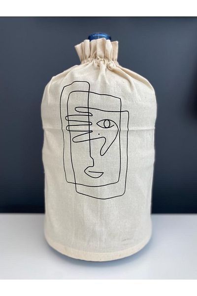 BAGAND Cream Bottle Case Aesthetic Printed