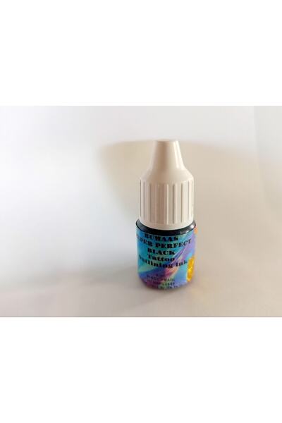 BUĞLEM Tattoo Kalıcı Dövme Makinesi Boyası En Kaliteli Süper Siyah Perfect Zuper Black 5 ml