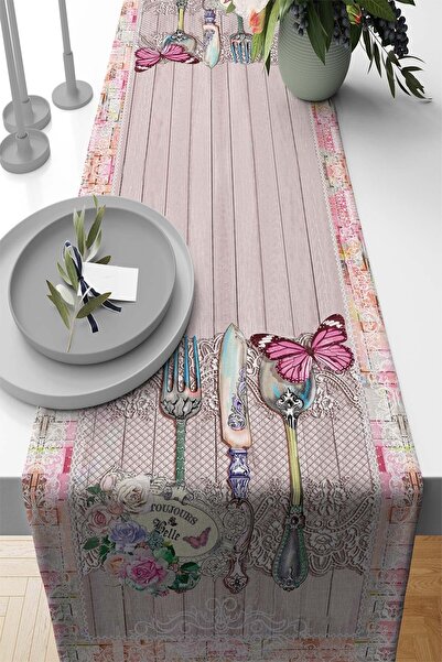 Viva Home 40x140cm Υφαντό ύφασμα Premium Ταϊλανδέζικο τριχωτό κάλυμμα τραπεζι...