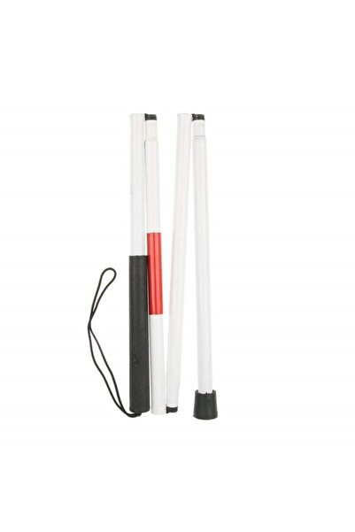 Eyç Görme Engelliler Için Moblind 4 Kırmalı Katlanabilir Beyaz Baston- 120 Cm