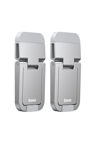 Baseus 2 Adet 5mm 3m Yapışkanlı Katlanabilir Ultra Mini Laptop Standı,portatif Laptop Standı