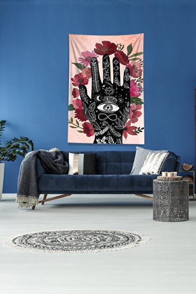 on the clouds Pink Fatman's Hand Stain Resistant Velvet Fabric Wall Cloth Wall Carpet Tapestry